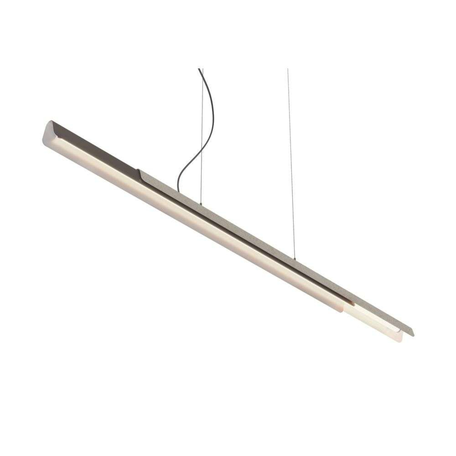 Dala Linear Závěsná Lampa 3000K Dark Grey/Concrete - KDLN