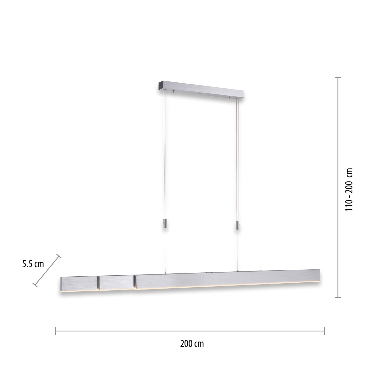 Moto LED-Hängeleuchte, diamond, dimmbar - PURE Moto LED-Hängeleuchte, diamond, dimmbar - PURE