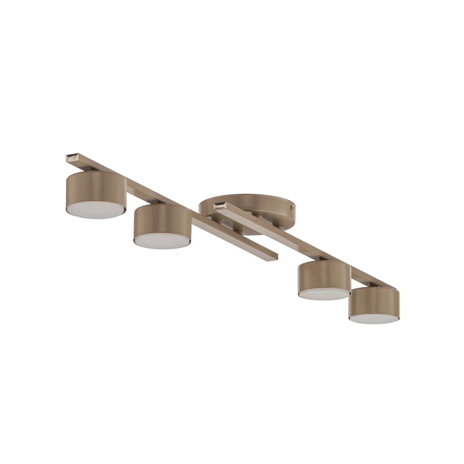 Plafondlamp FRAGMENT, beige, lengte 87 cm, 4-lamps, metaal