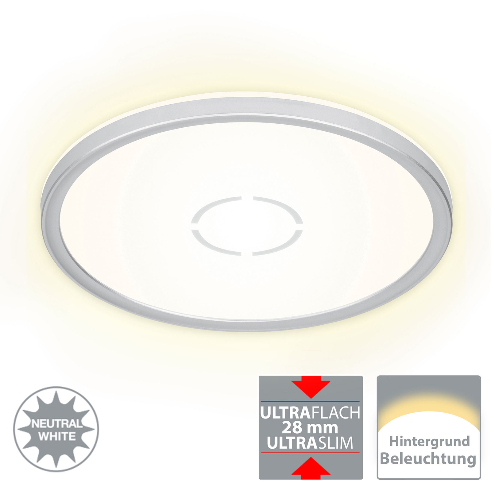 LED-Deckenleuchte Free, Ø 29 cm