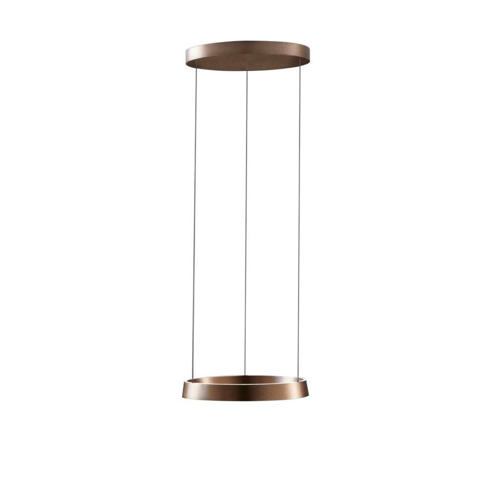 Edge Round Lustră Pendul Ø500 Rose Gold - LIGHT-POINT