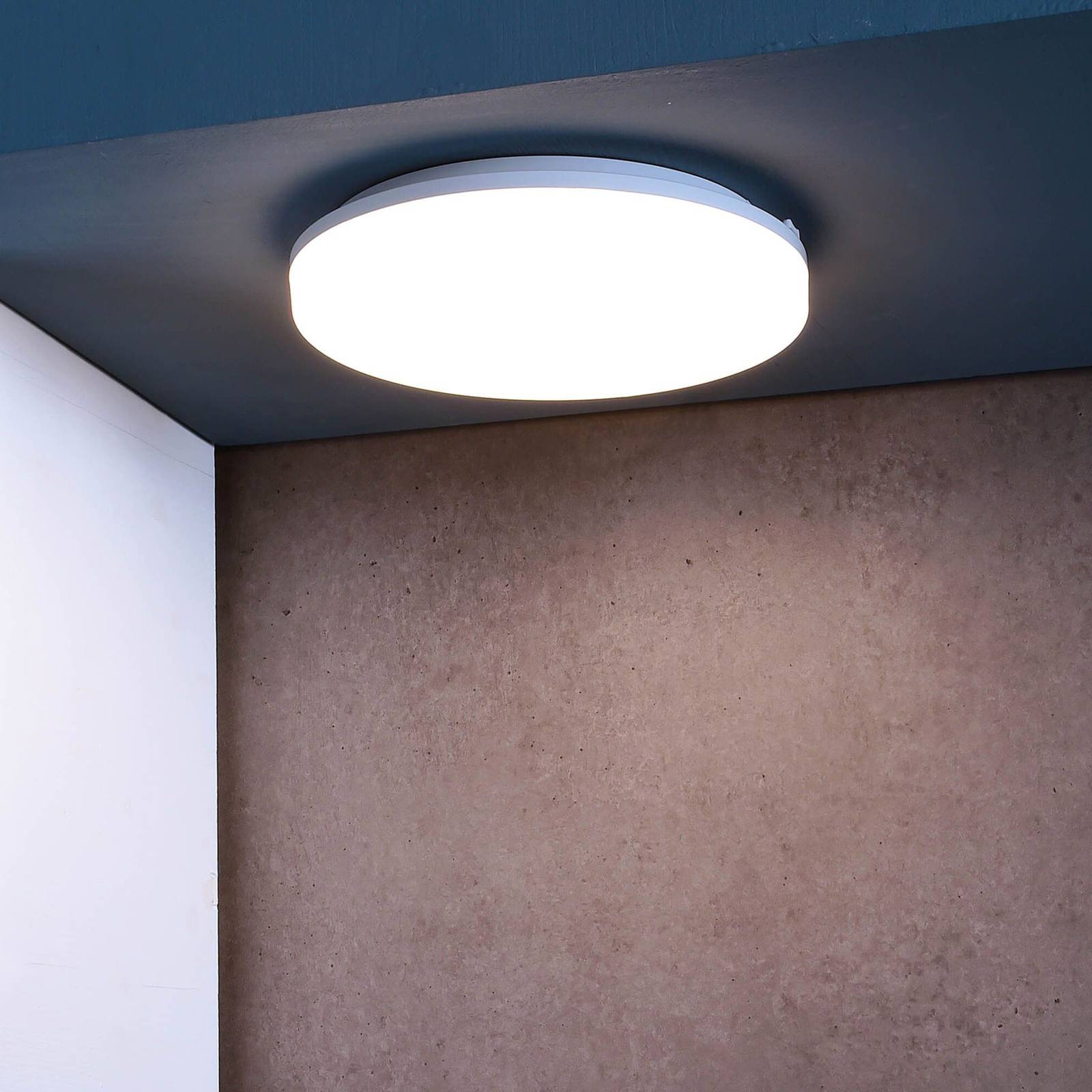 Deko-Light LED-kattovalaisin Altais IP54 Ø 22 cm