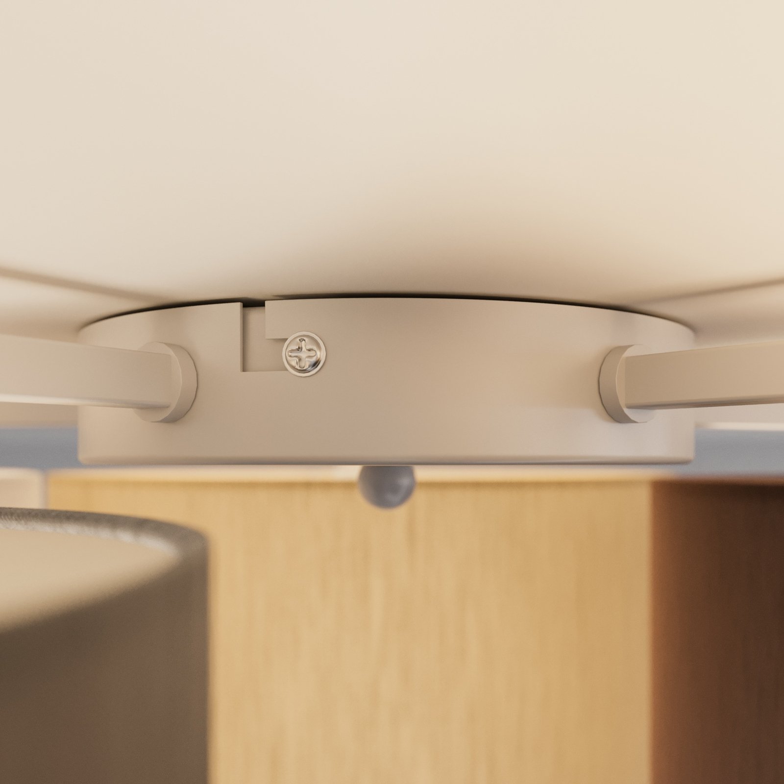 Laurenz 5 Ceiling Lamp Brown/Beige - Lindby