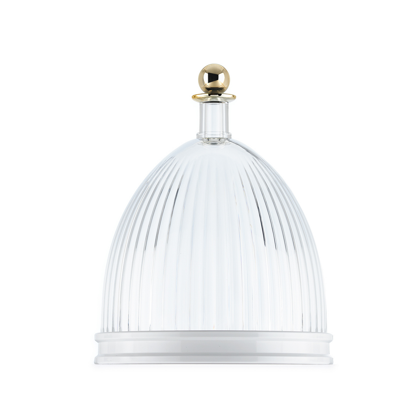 La Coupole dekorativ skål, gjennomsiktig, høyde 30,5 cm - Kartell