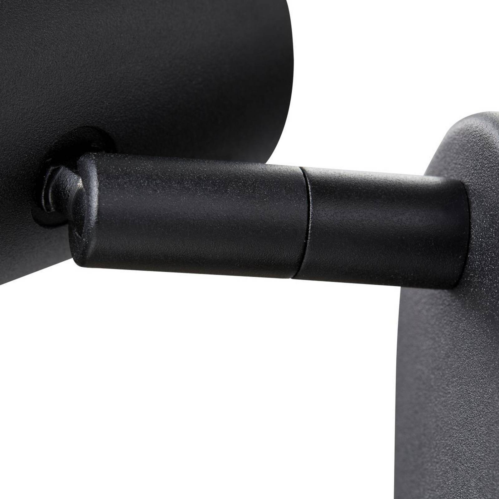 SLV reflektor ścienny LED Noblo, 2700 K, czarny, 13 cm, metal