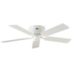 Ventilador de techo Classic Flat III blanco Ø 132 cm