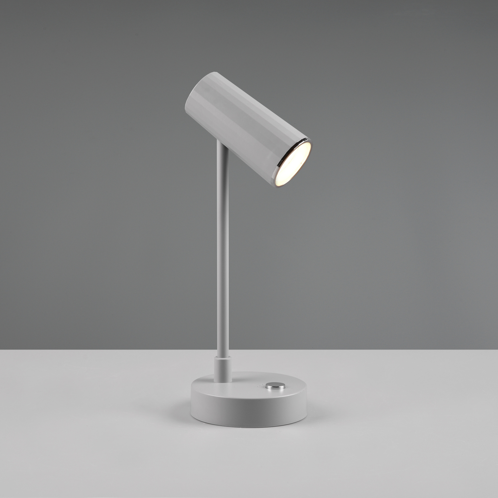 LED-bordslampa Lenny CCT med batteri, grå