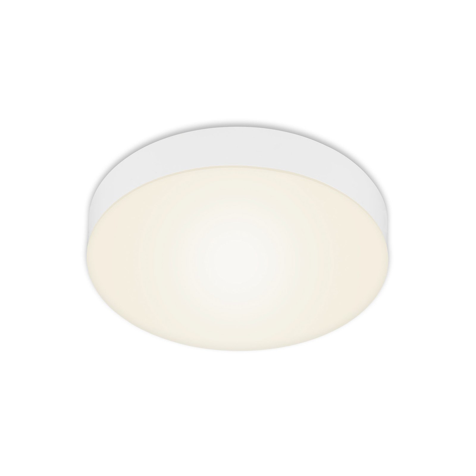 Lampa sufitowa LED Flame, Ø 21,2 cm, biała
