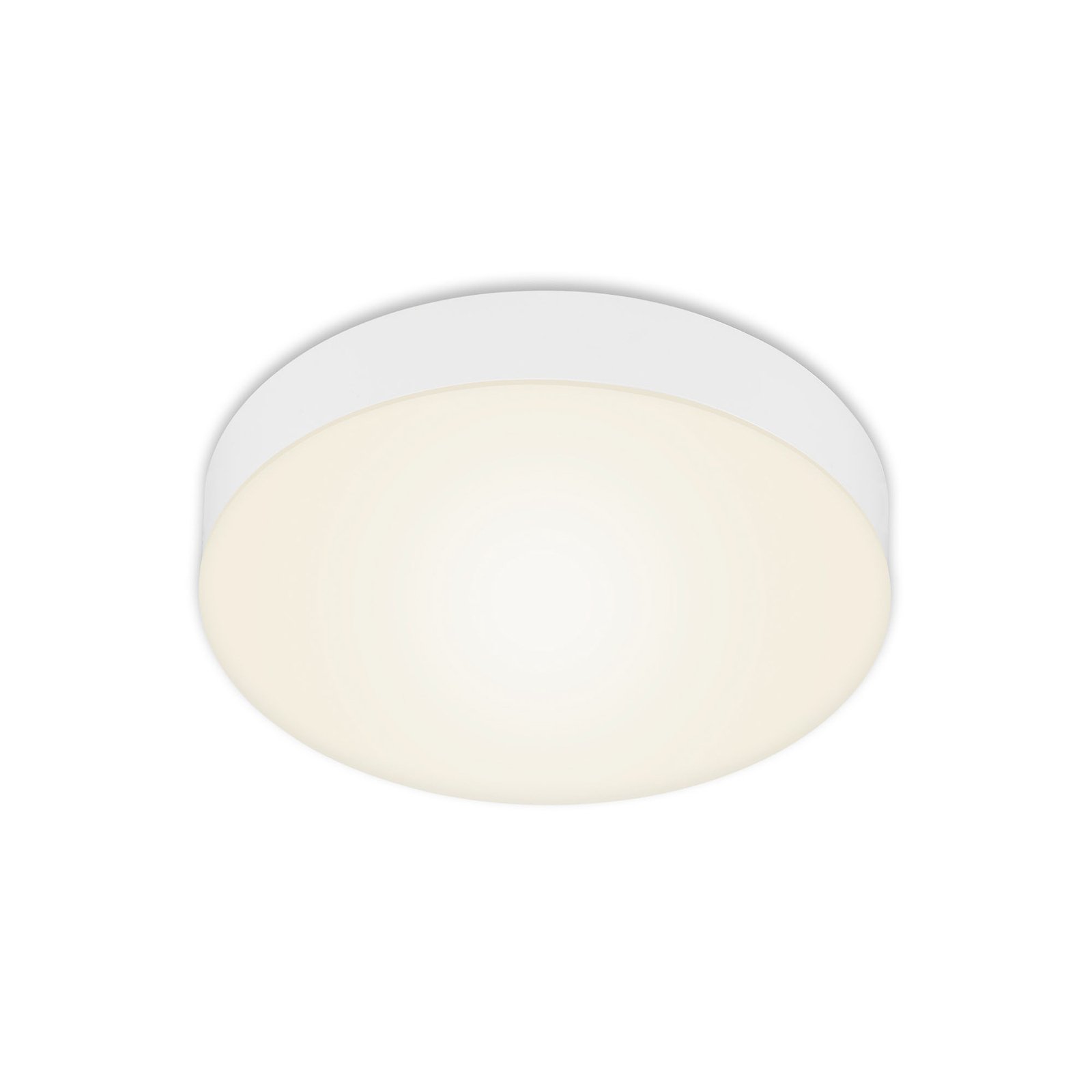 Plafonnier LED Flame, Ø 21,2 cm, blanc