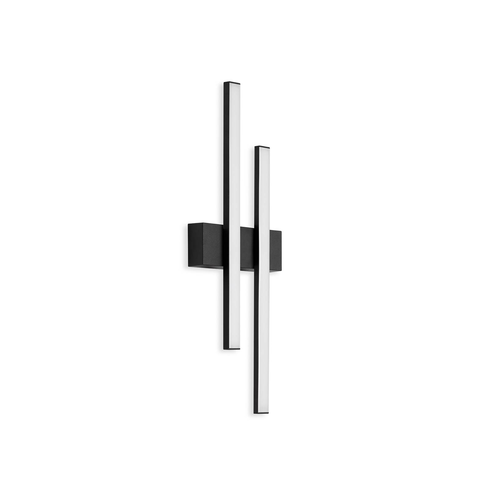 Graz Außenwandleuchte IP44 Spritzwasserschutz Neutralweißes Licht schwarz 47 x 155 x 42 cm - Telefunken