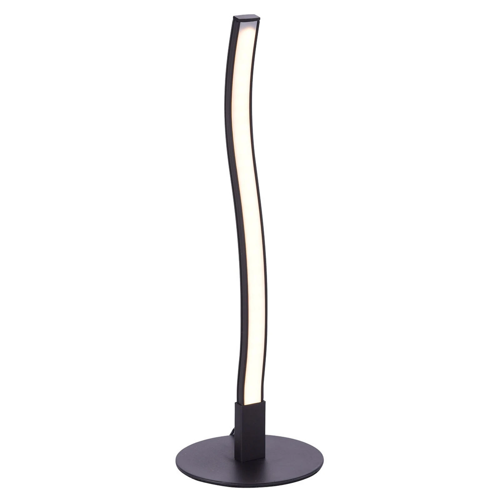 Stolová LED lampa Wave 3 000 K 30 cm čierna