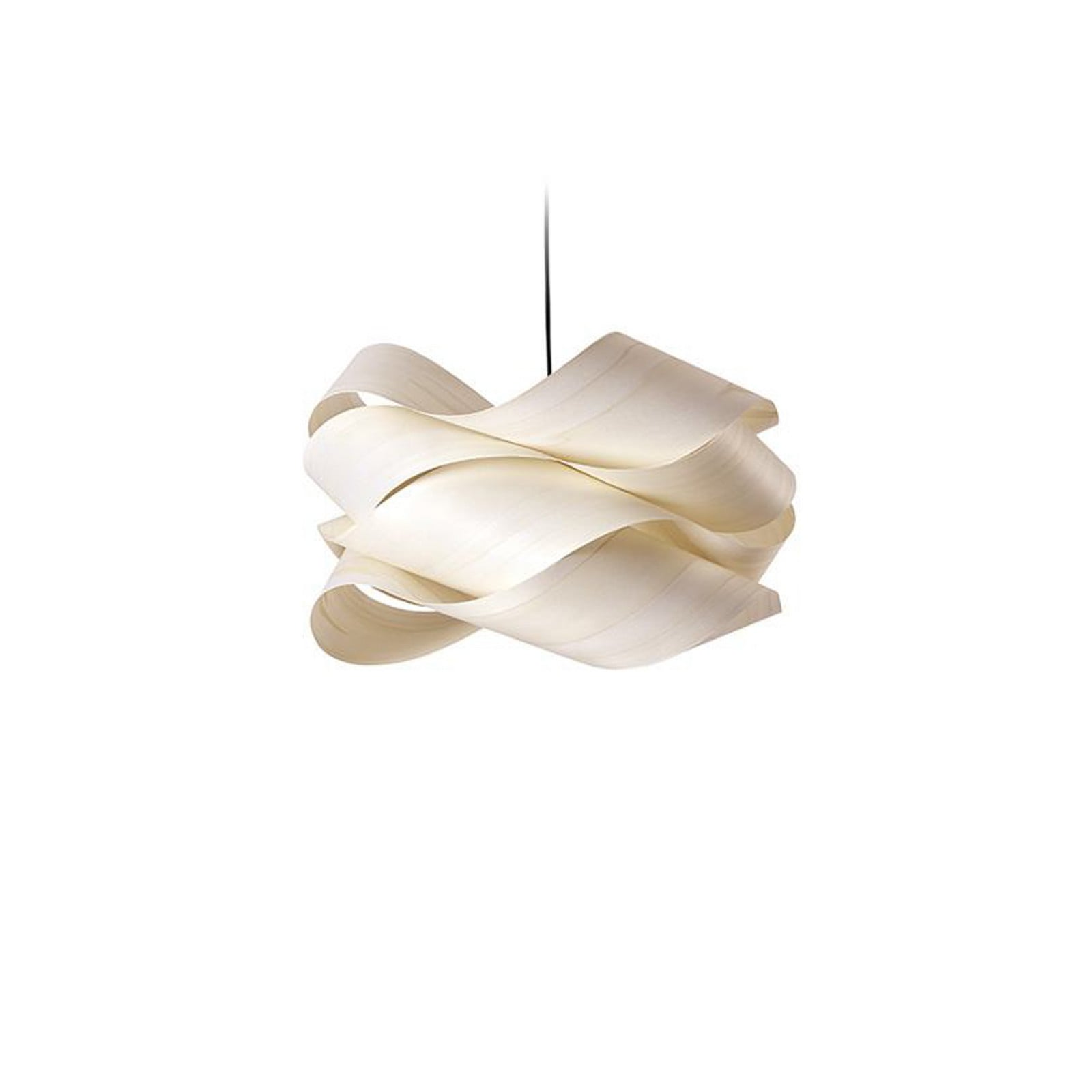 LZF LAMPS Lampă suspendată LZF Link Ø 46 cm fildeș - Camera de zi / sufragerie - design - Lemn
