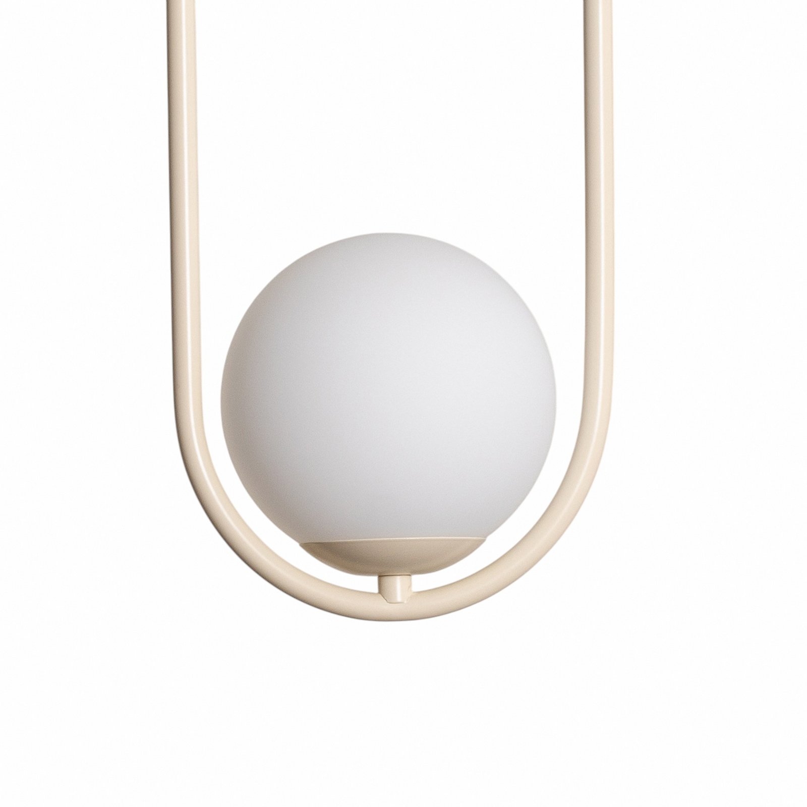 Hängeleuchte Dione, opal/creme, 1-flammig