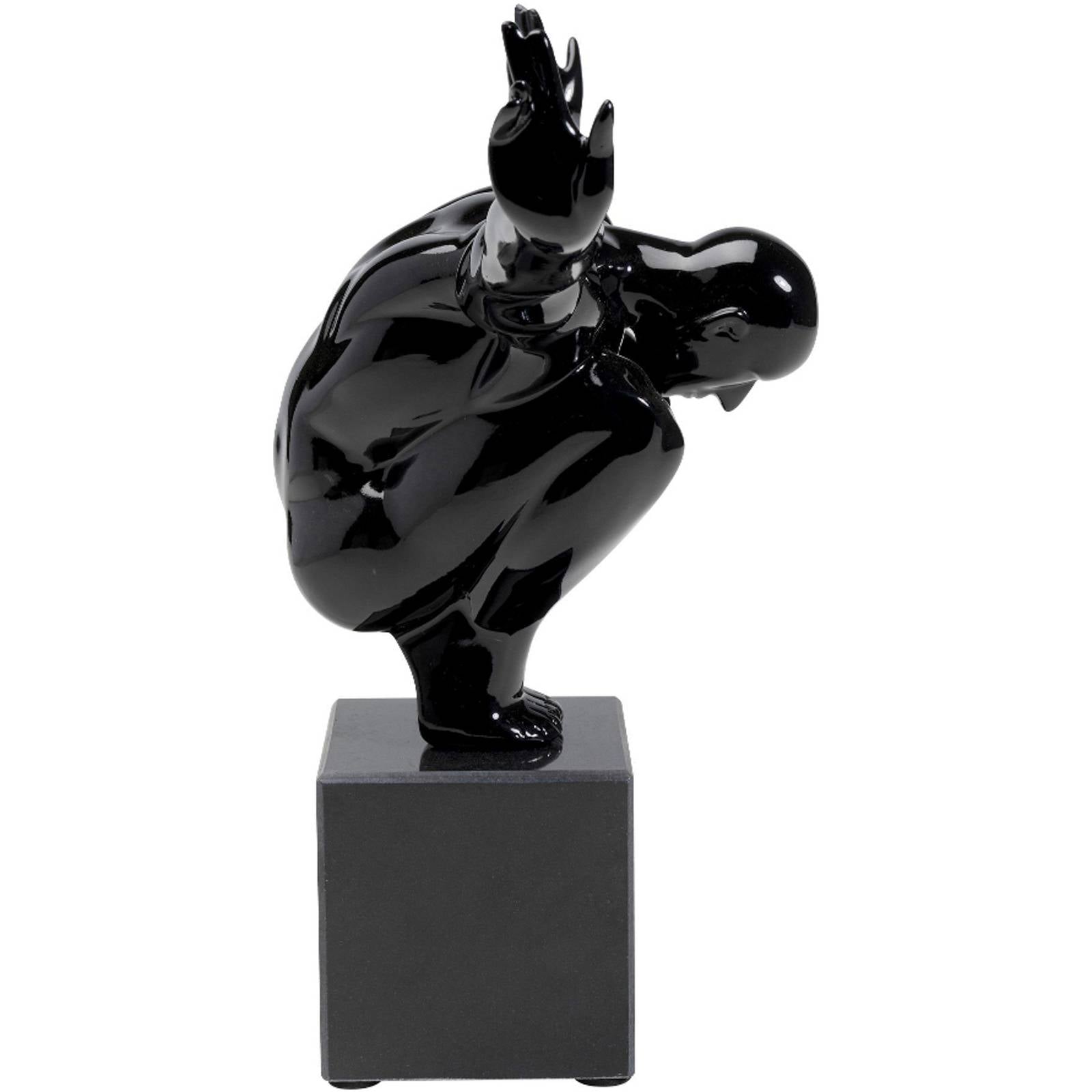  Kare Kare Decorative Object Athlet Black Small, Black, Width 43 Cm 