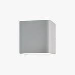 Egger LED seinavalgusti Gino, valge, 3000 K, 10x10 cm, timmitav