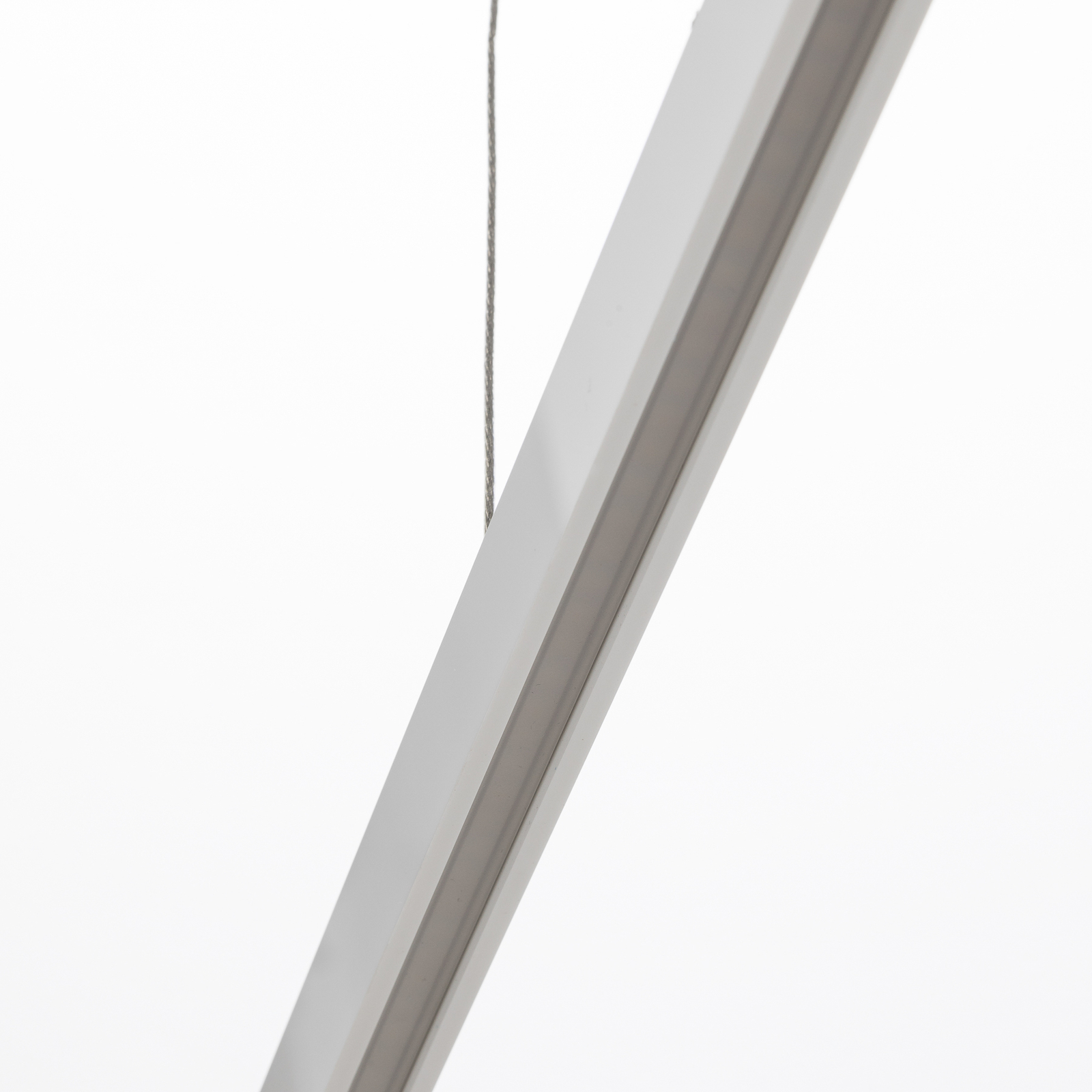 Suspension LED Orix, blanc, 150 cm de long