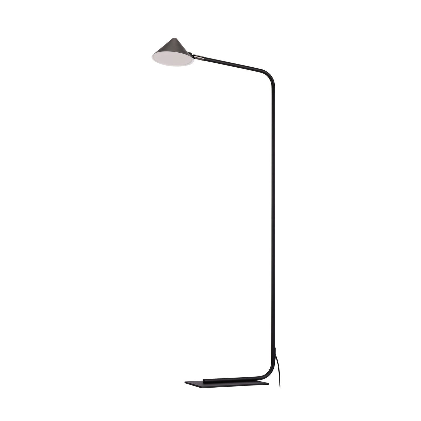 Podna lampa Kuro, crna, visina 120 cm, G9, prigušiva – Watt &amp; Veke