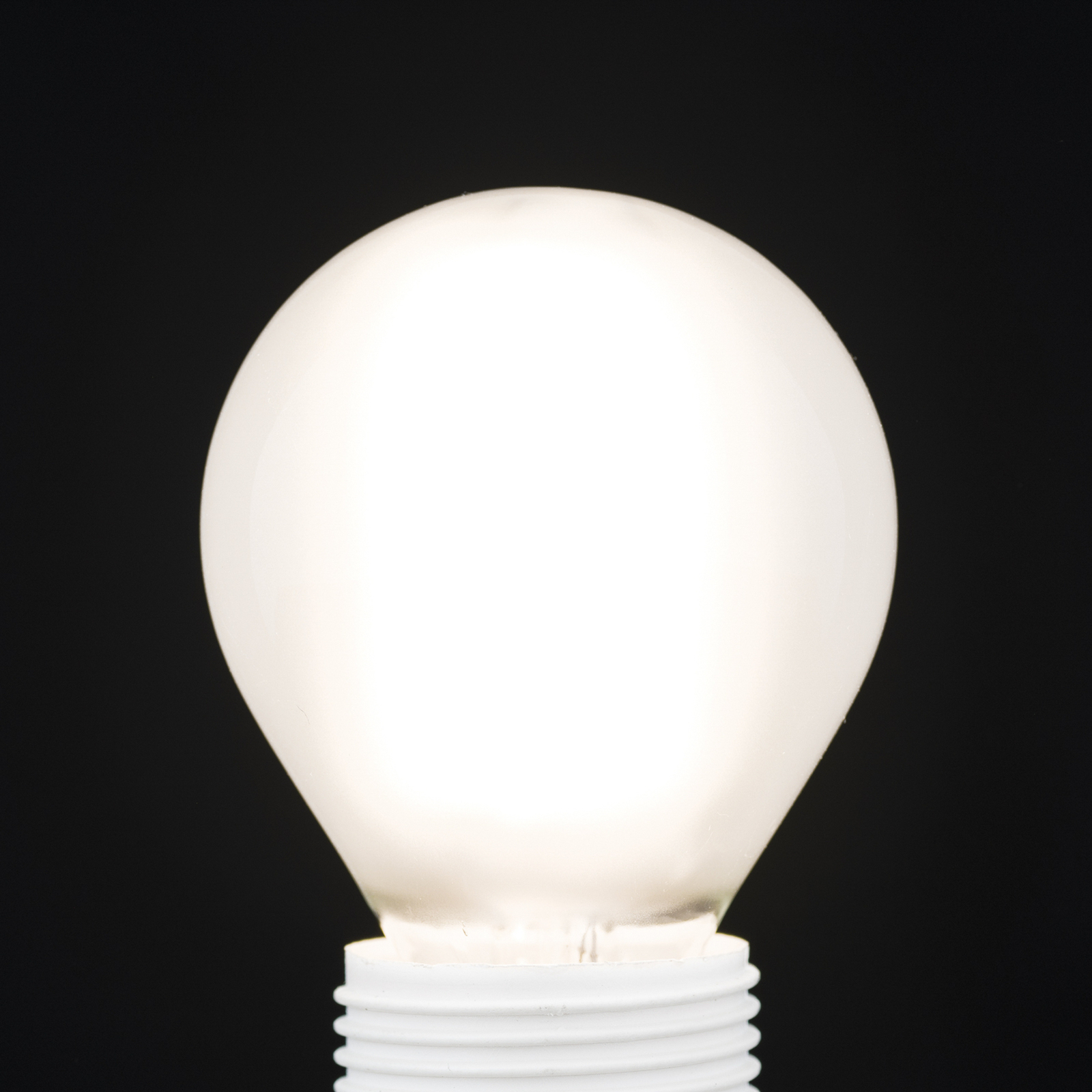 LED bulb, E27 G45, matt, 6W, 827, 720 lm, dimmable