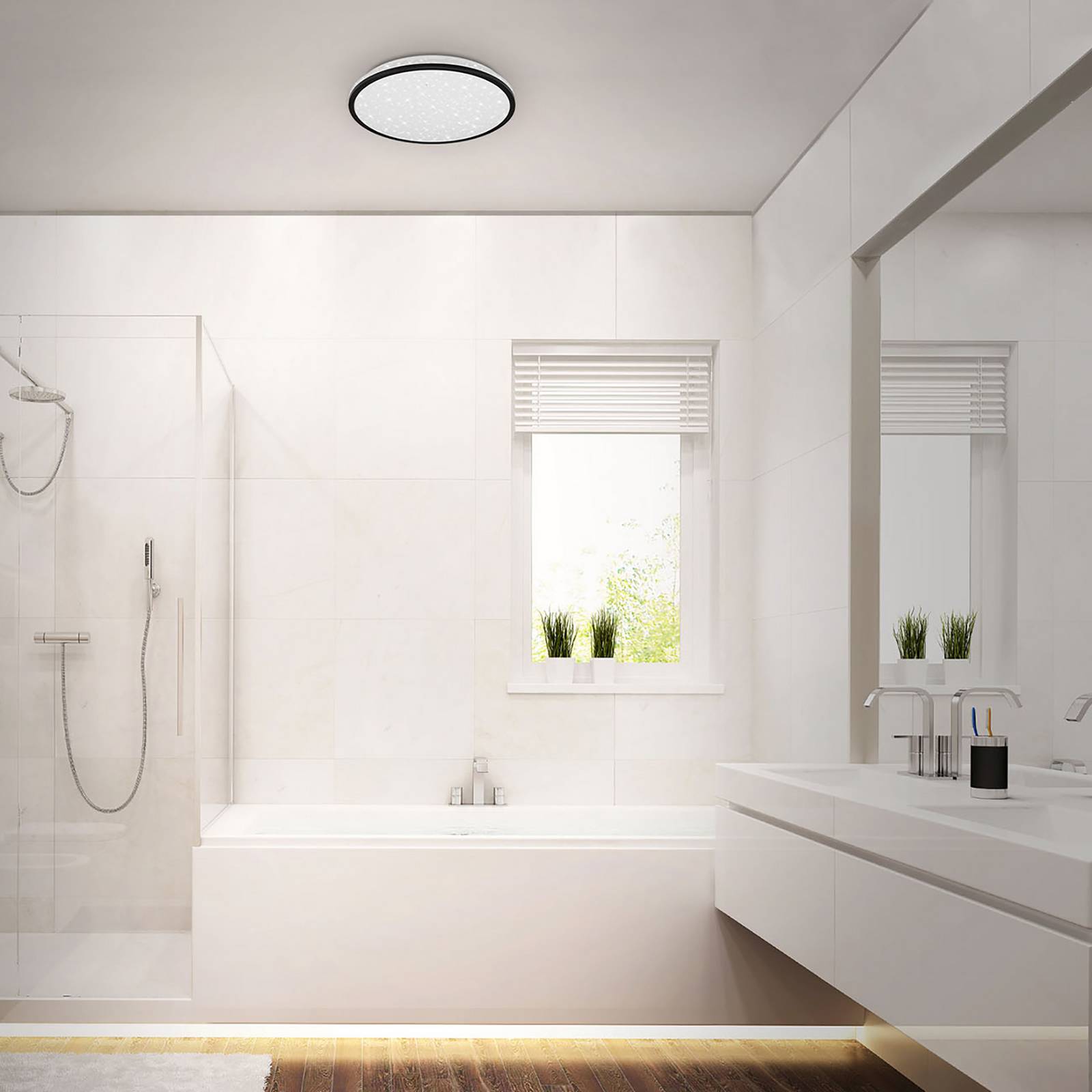 Lampa sufitowa LED 3403-015, z dekorem gwiazdy, 4000K