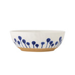 Linora Schale, weiß/blau, Höhe 9 cm, Keramik - Bloomingville