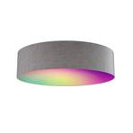 Müller Licht tint LED plafondlamp Malea, RGB, CCT, taupe