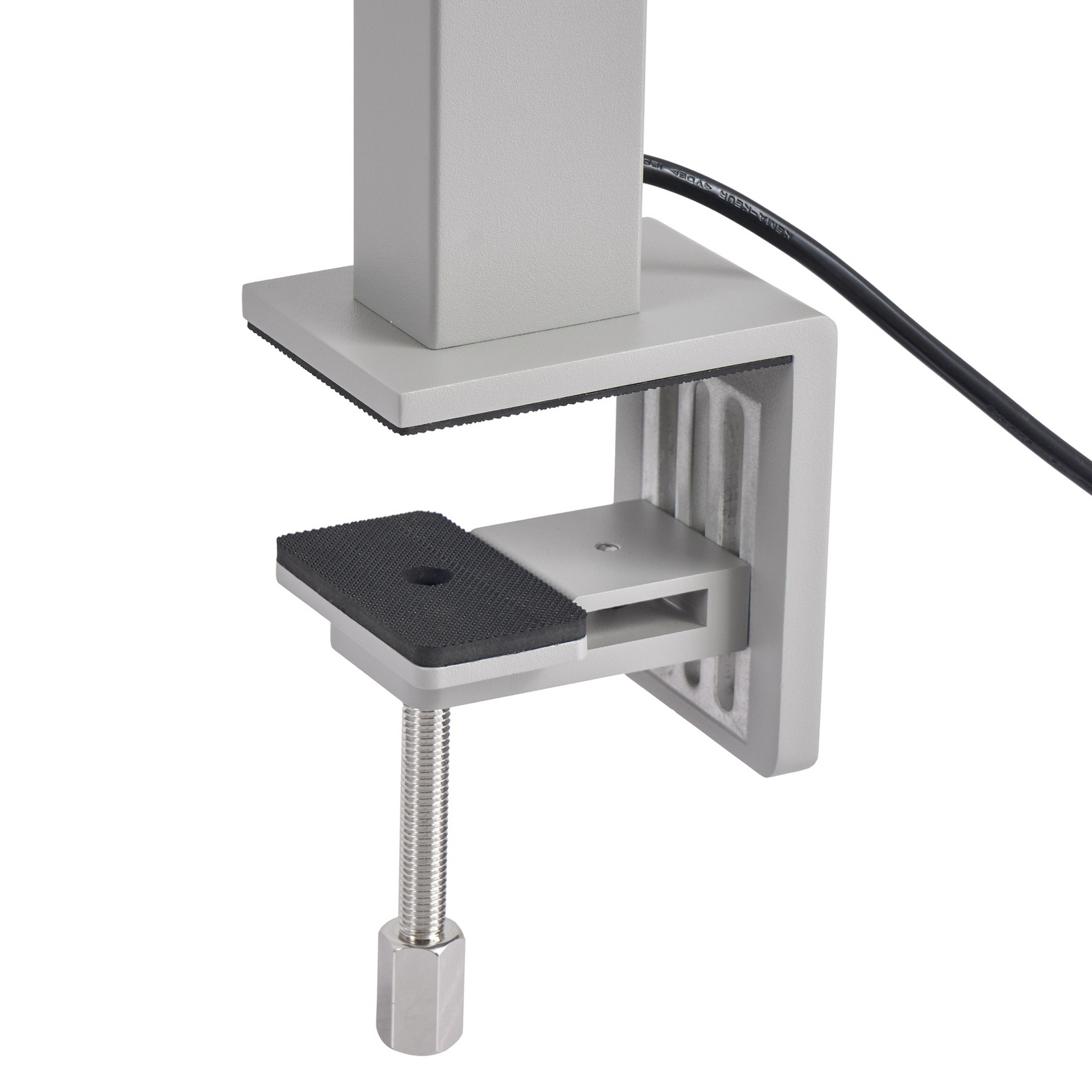 Arcchio LED-Büro-Klemmleuchte Logan, silber, dimmbar, Sensor Arcchio LED-Büro-Klemmleuchte Logan, silber, dimmbar, Sensor