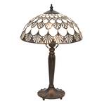 Lámpara de mesa 5998 diseño concha, look Tiffany