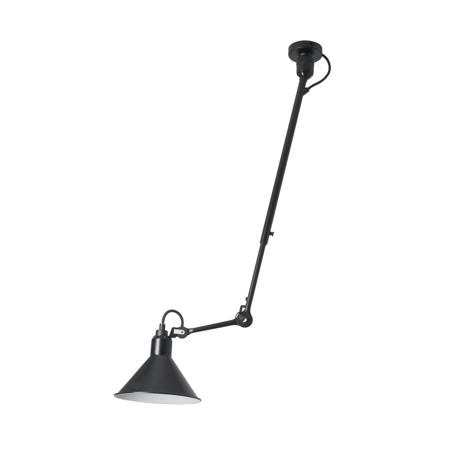 302 Loftlampe Sort (Conic) Lampe Gras - Stue - Metal
