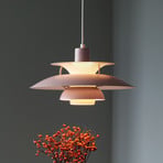 Deense designer hanglamp PH 5, roze