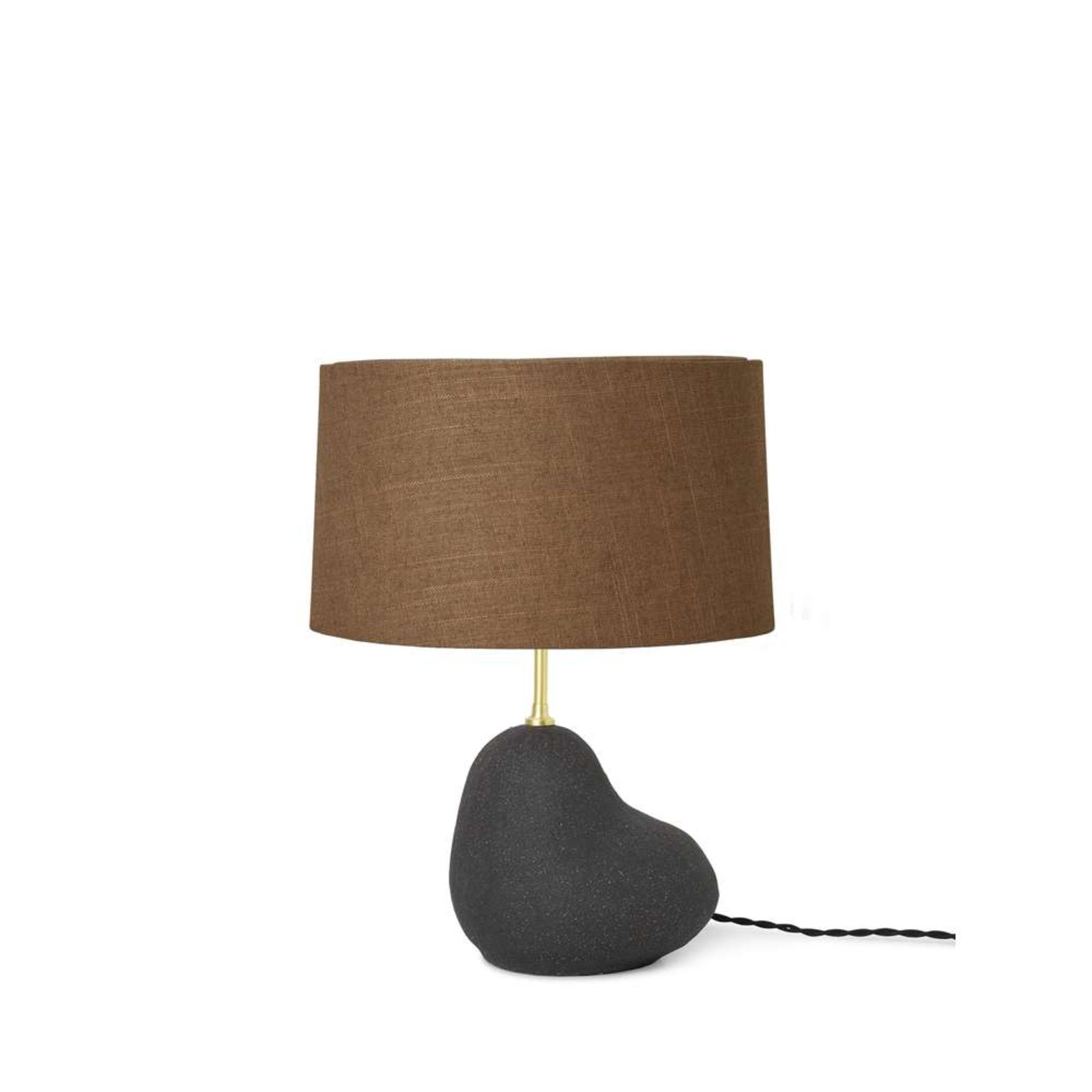 Hebe Table Lamp Small Black/Curry - Ferm Living