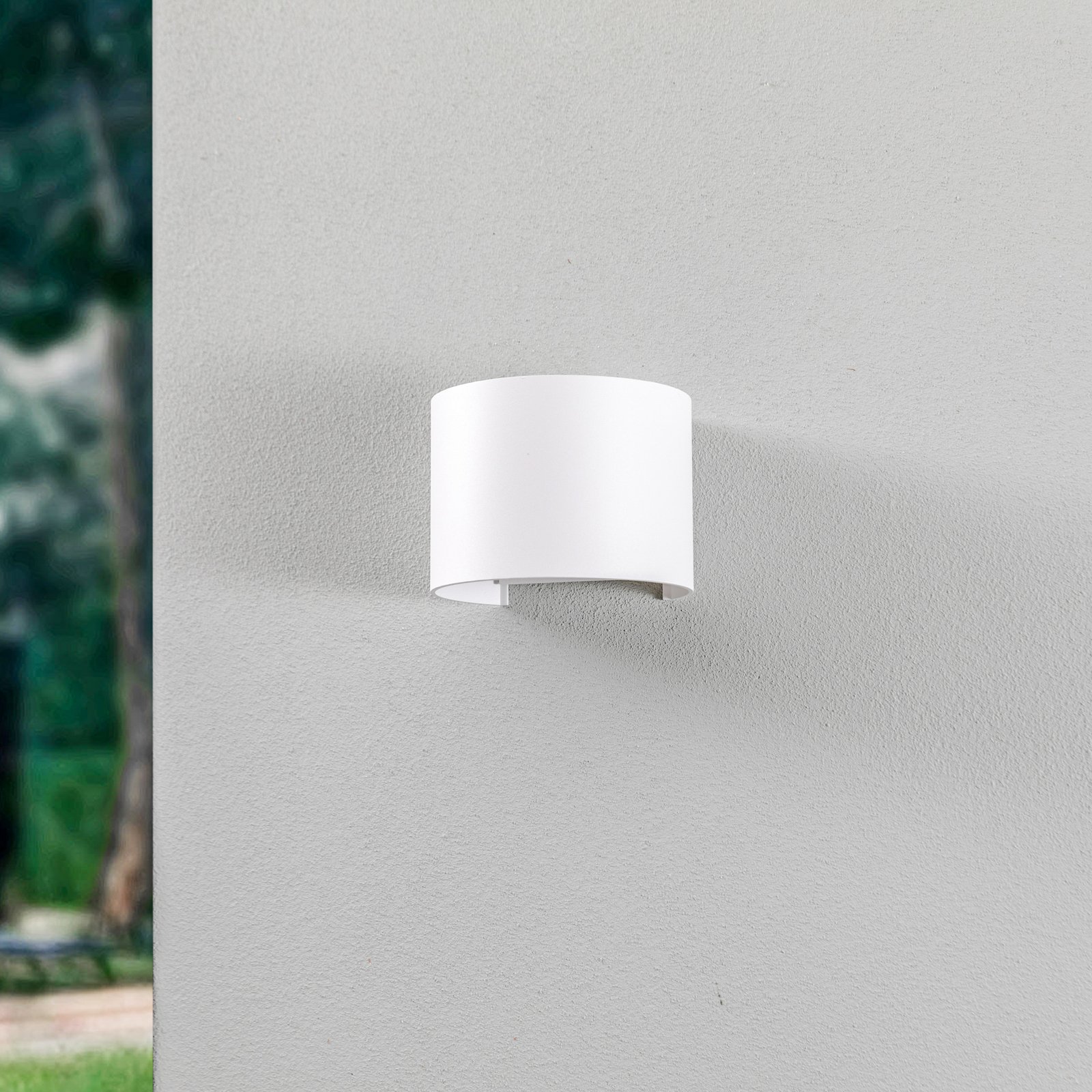 Nivar Round LED Applique da Esterno White - Lindby