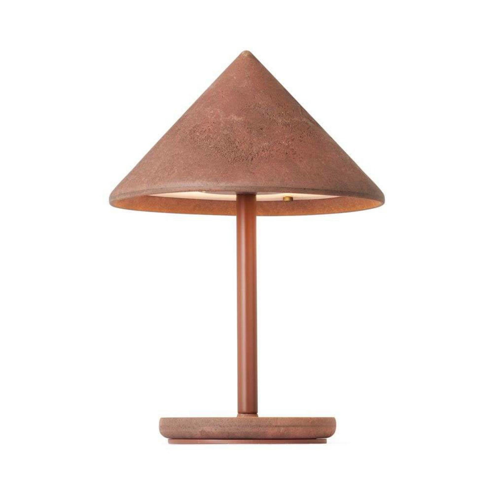 Terra Portable Tischleuchte Coffee Waste Rost Red MATER - Wohnzimmer - Kunststoff