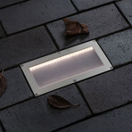 Paulmann LED solárne podlahové svietidlo Sorea, železo, dĺžka 20 cm, 3000 K