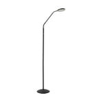 Elvyn LED-gulvlampe, sort, justerbar - Lindby