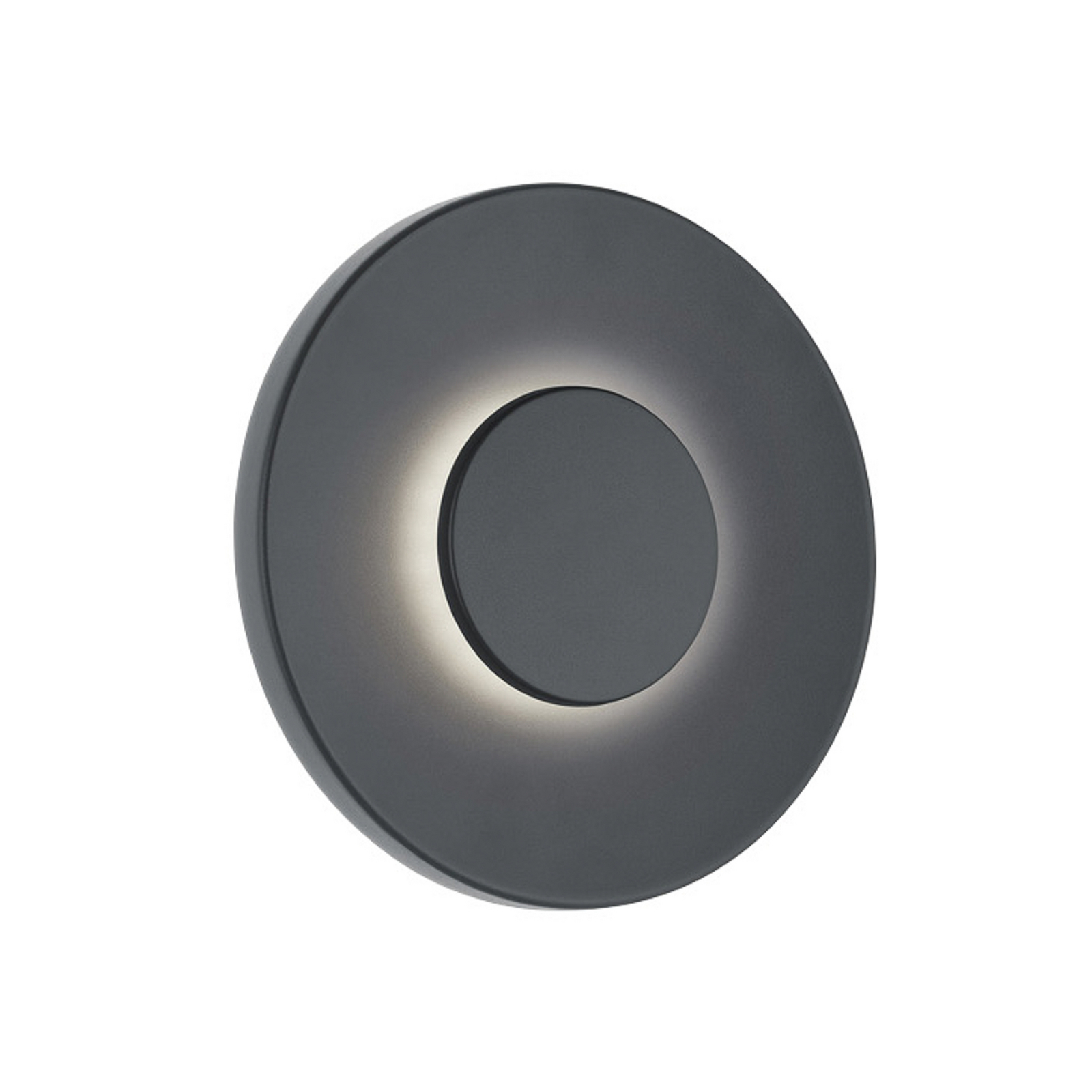 Helestra utendørs LED-vegglampe BUD 44, ikke dimbar, grå, IP65