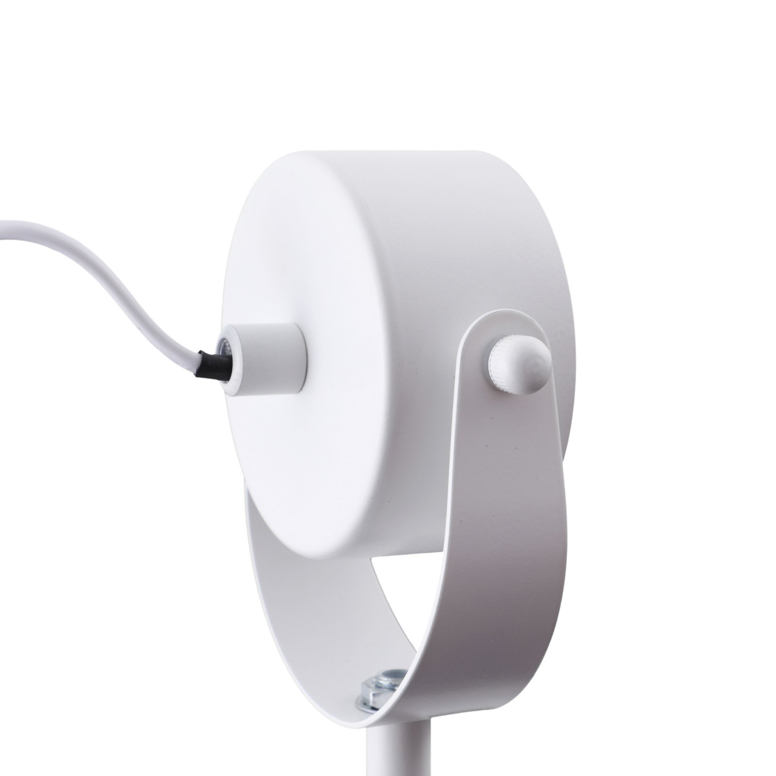 Lámpara de pinza Lindby Jyla, blanco mate, GX53