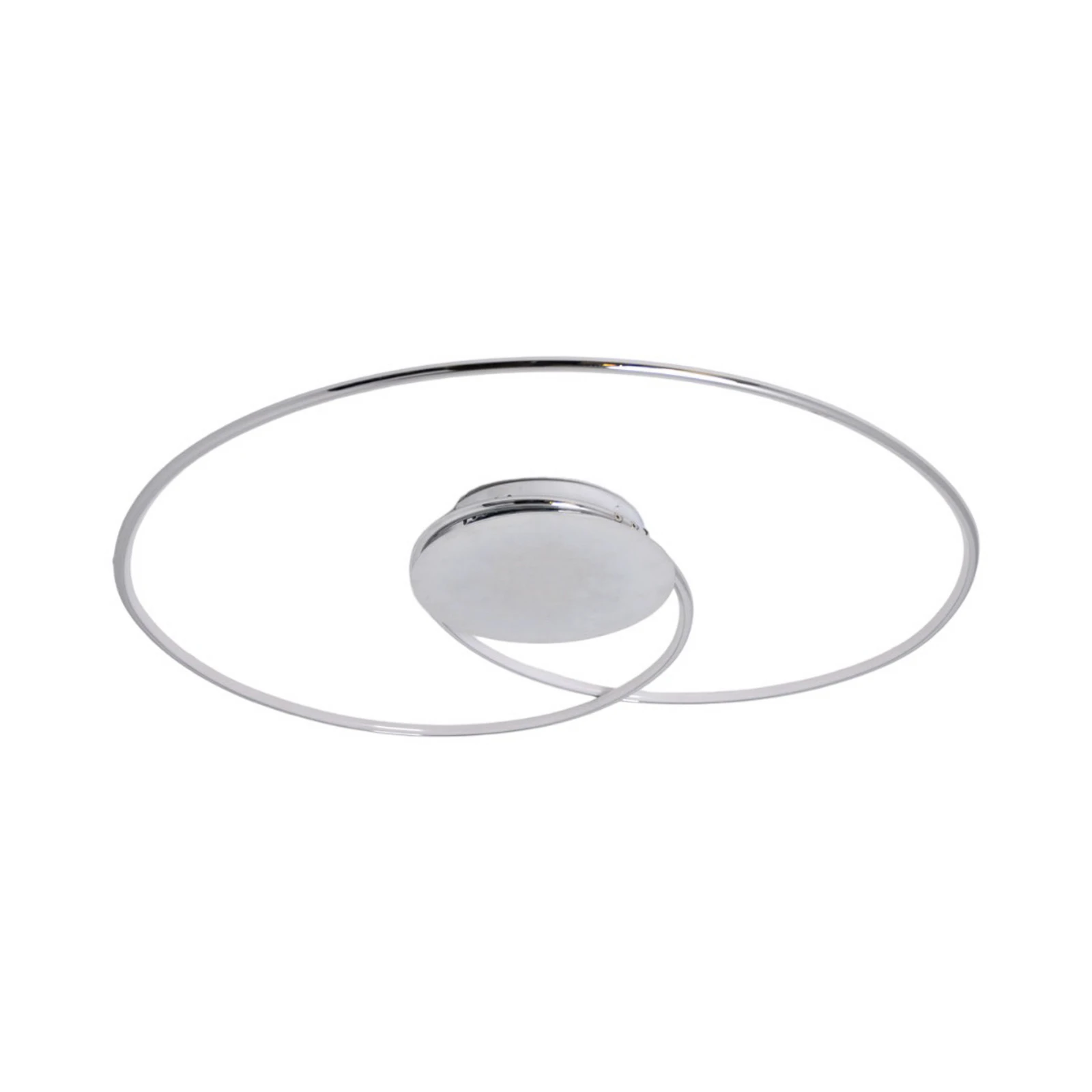 Lindby plafonieră LED Joline, Ø 74 cm, cromată, metal
