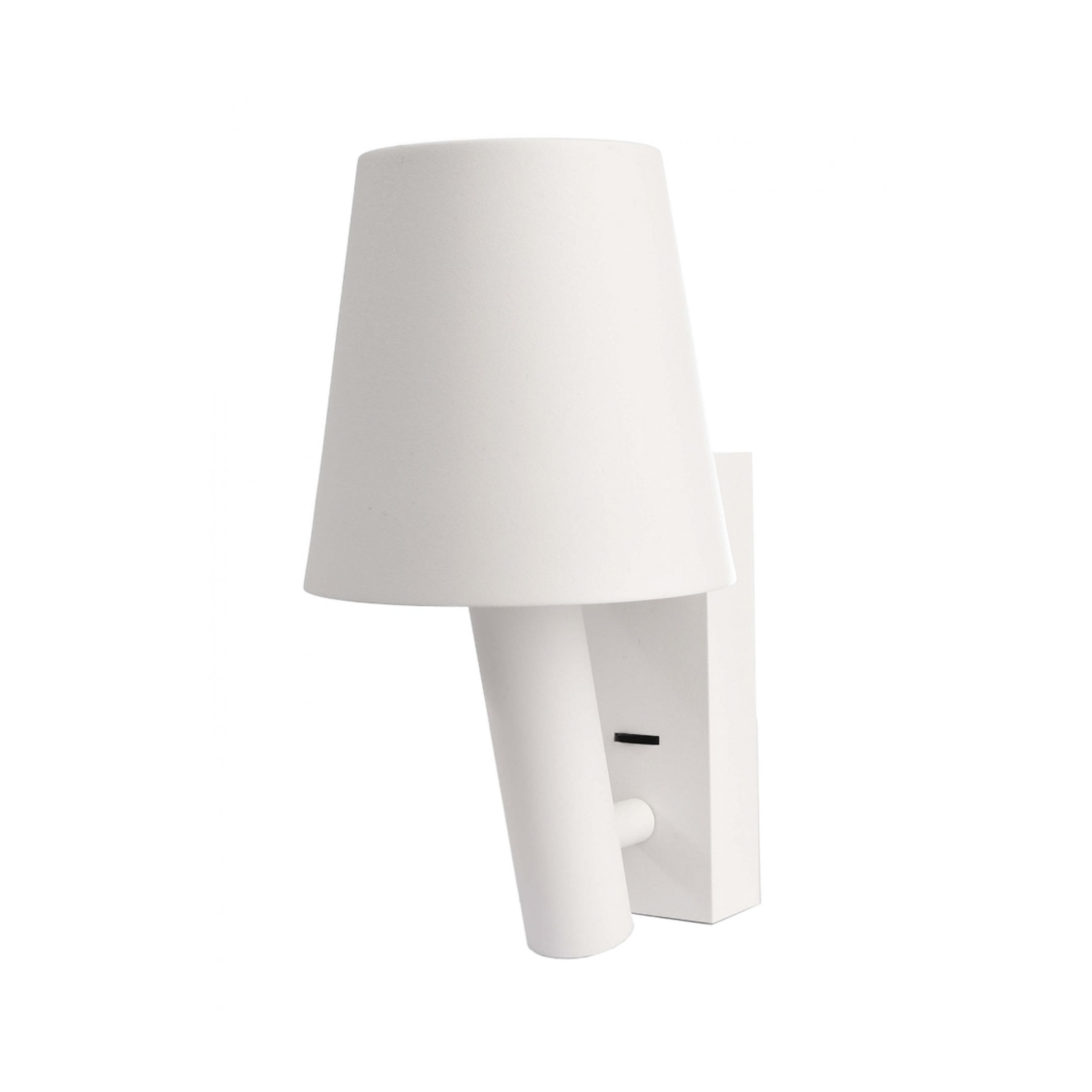 Alwa 1 LED wall light with a spotlight, white