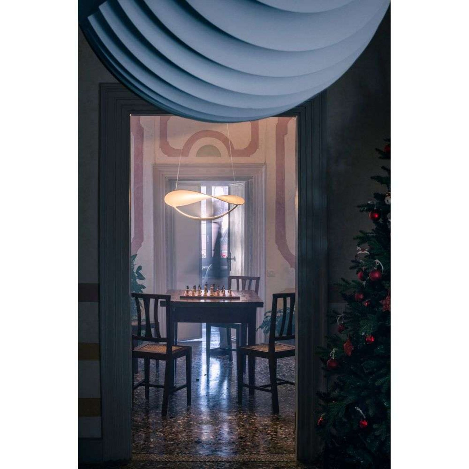 Plena Lustră Pendul Dimmable 10m White - Foscarini