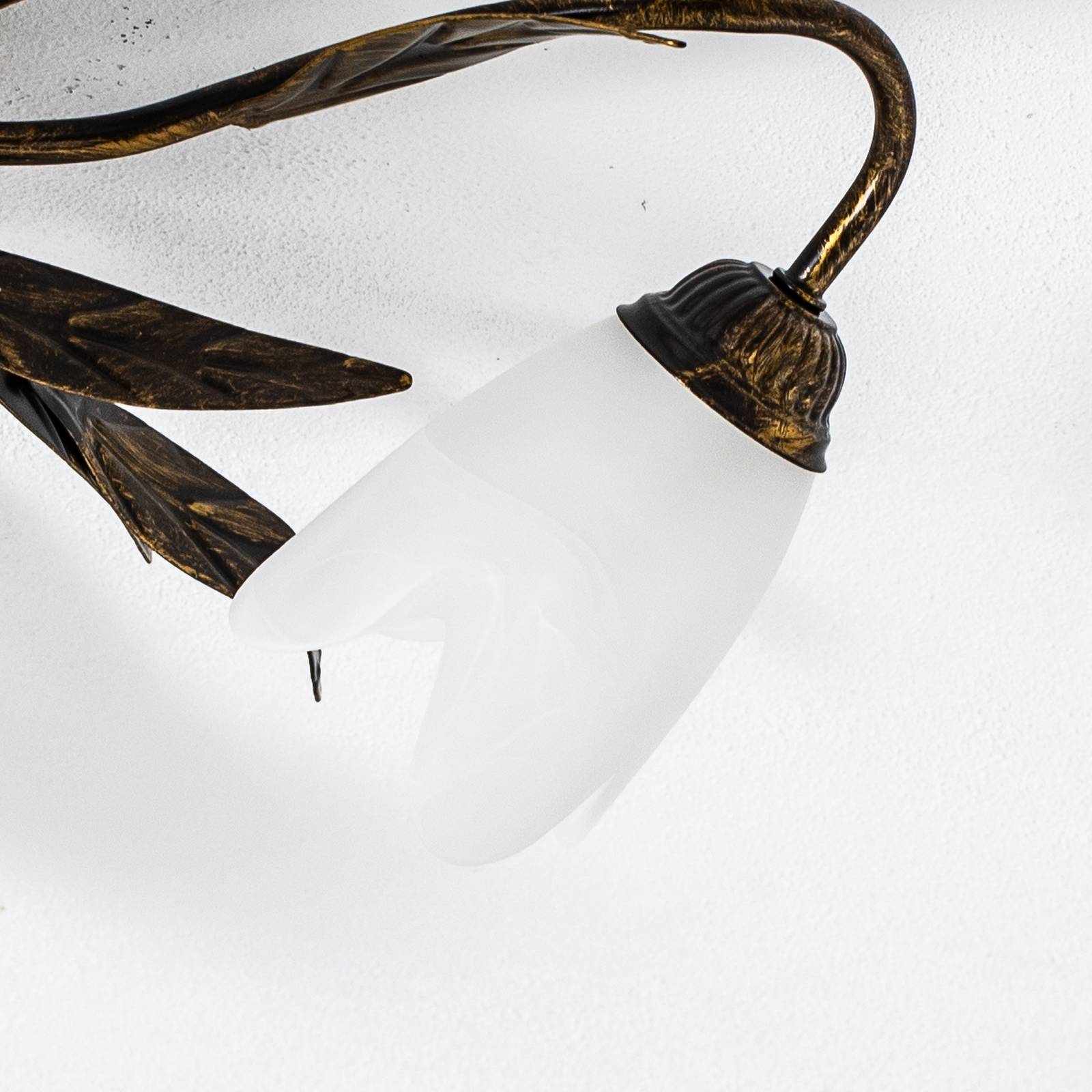 Lampa sufitowa Sonia 3-punktowa, brązowa
