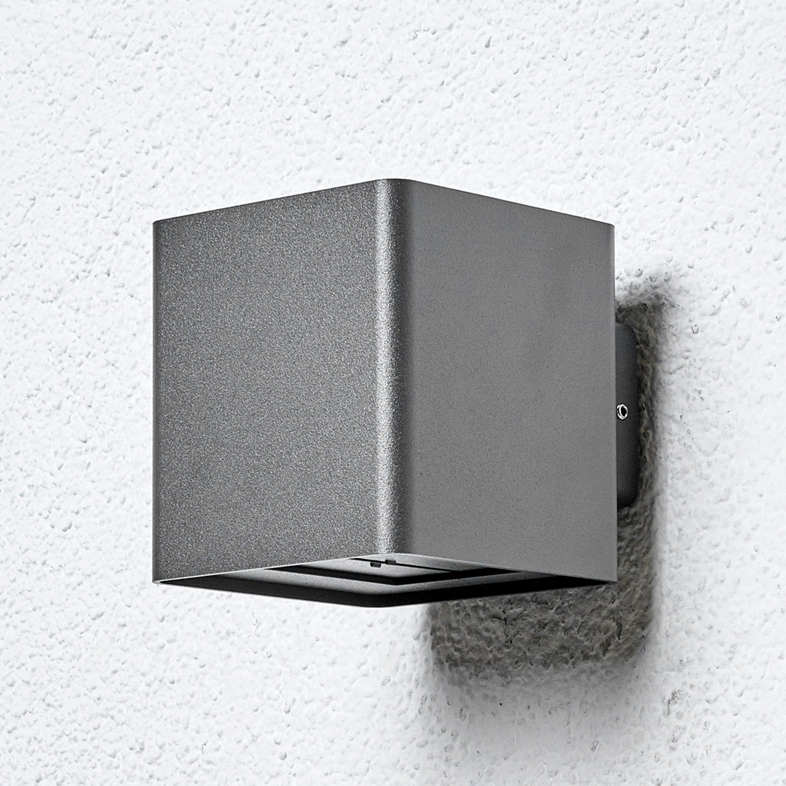Aaron Außenwandleuchte IP54 Graphite - Lucande