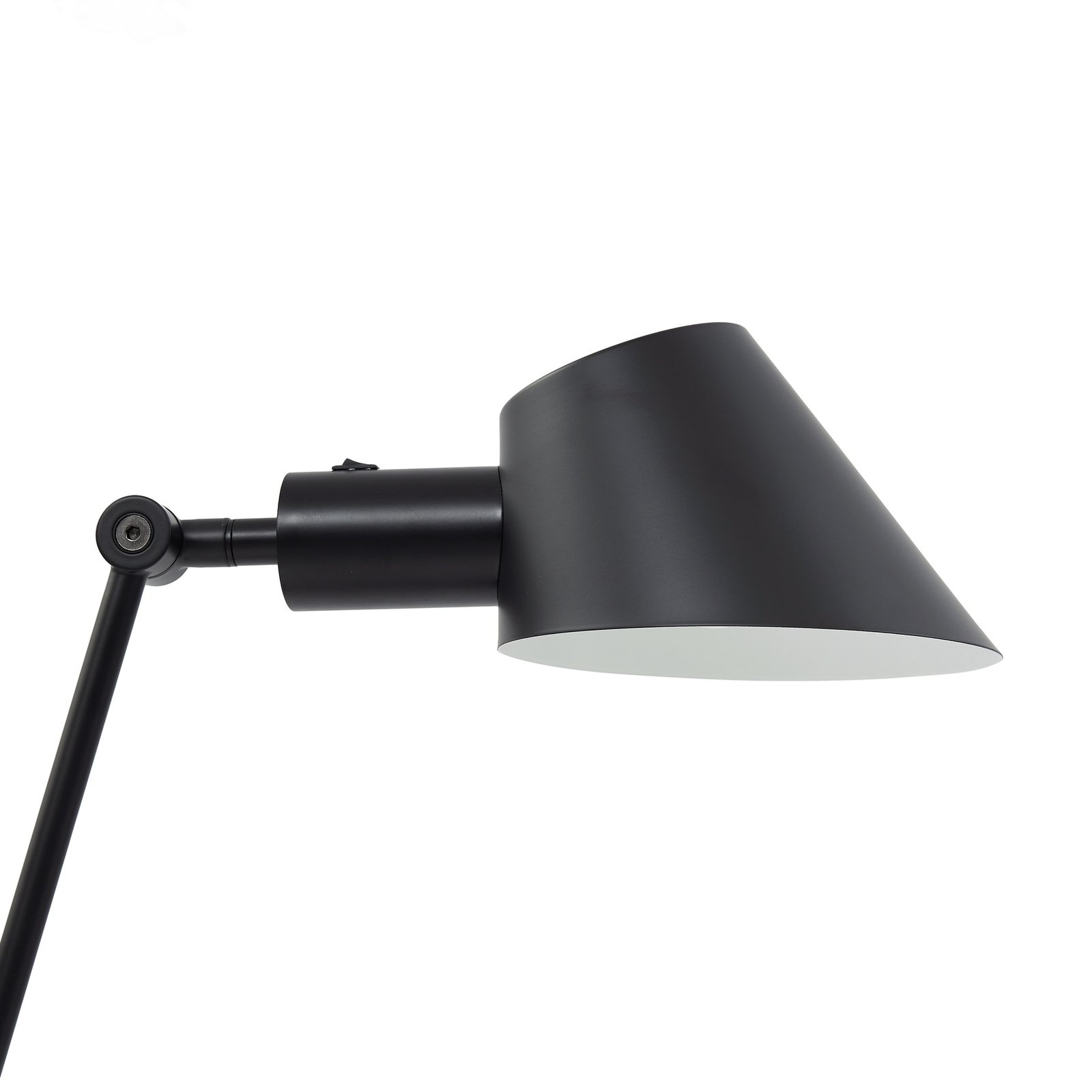 Lindby Corali table lamp, black, metal, height 64cm