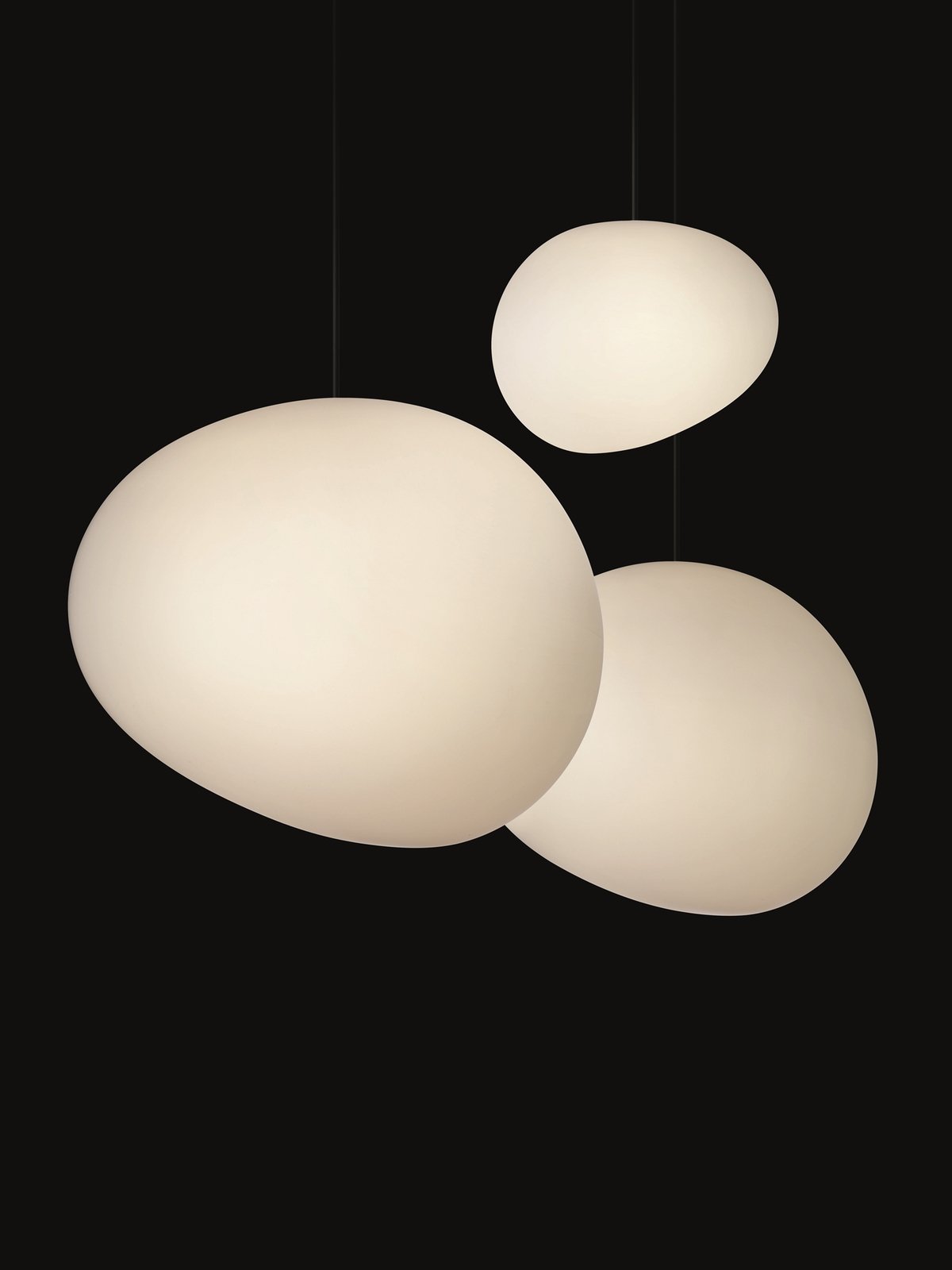 Gregg Exterior Pendul Medium Alb - Foscarini