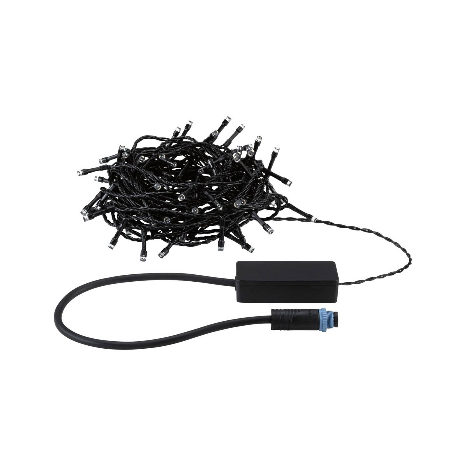 Paulmann Plug & Shine Lichterkette Yuna 10 m 3.000 K schwarz