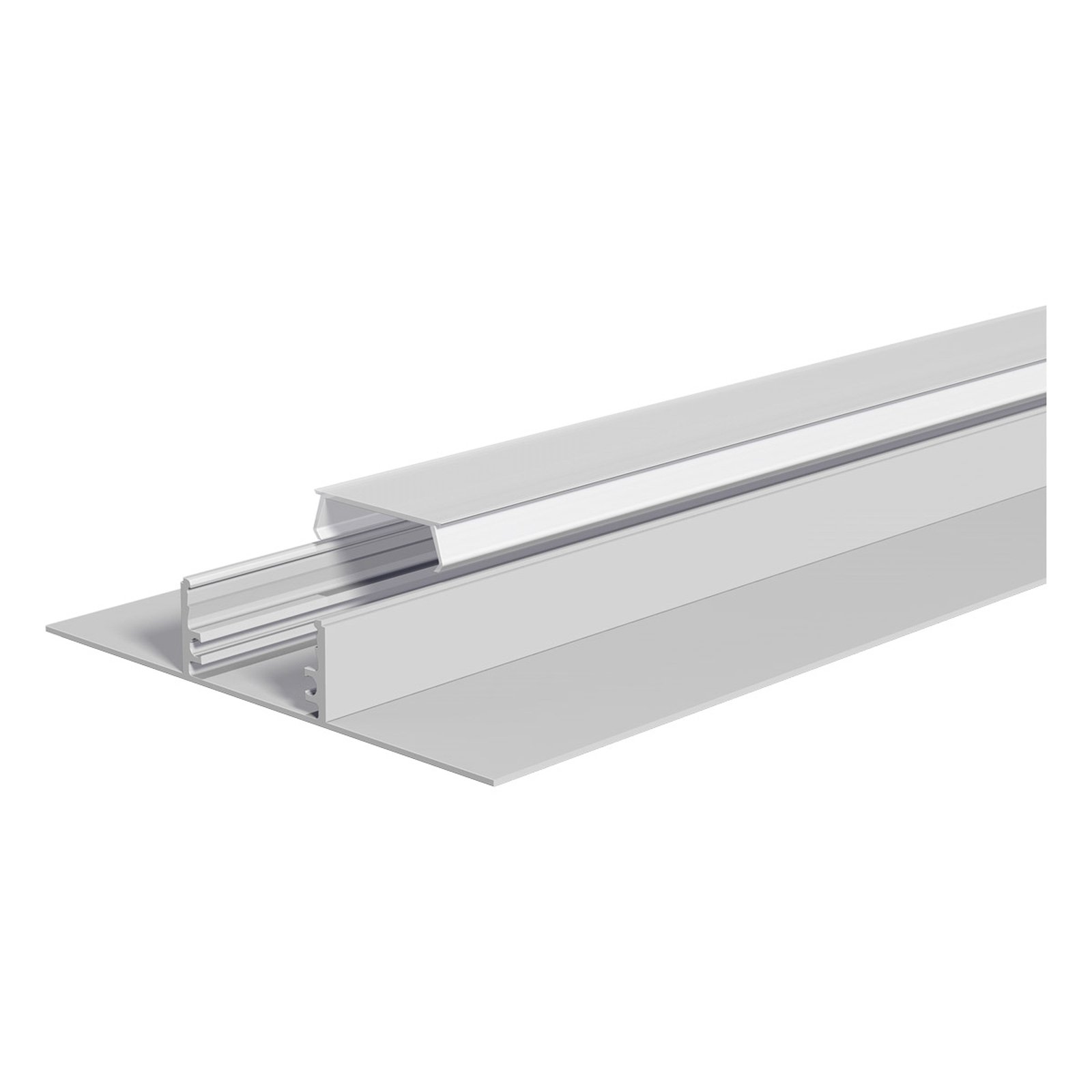 Aluminium drywall profile 200 cm, opal cover