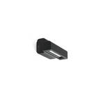 Balic LED outdoor wall light, black, aluminium, width 15 cm