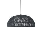 PR Home lampă suspendată Hue, exterior, IP44, negru, 45 cm