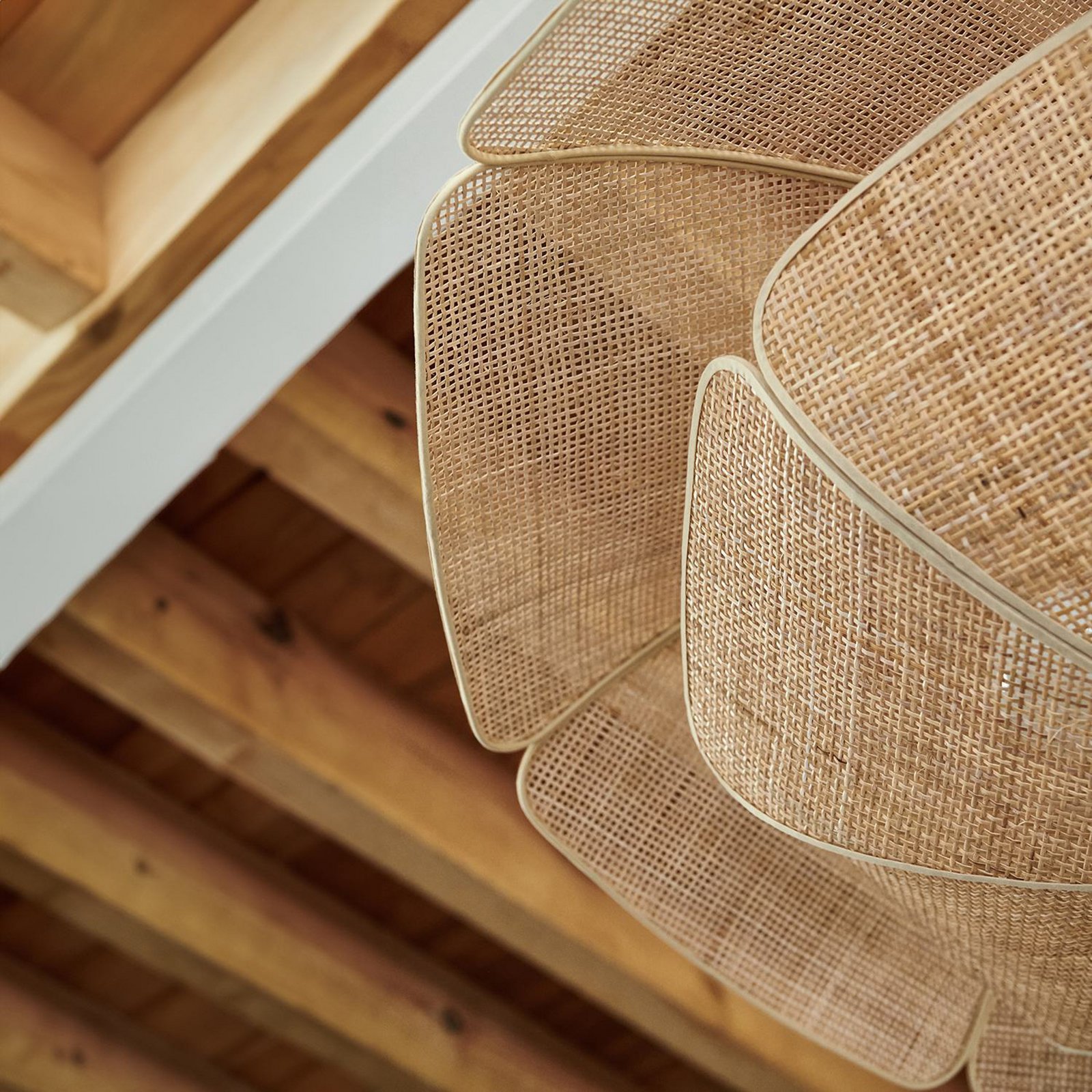 Coquillage Hängelampe 110 cm, natur Rattan - MARKET SET Coquillage Hängelampe 110 cm, natur Rattan - MARKET SET