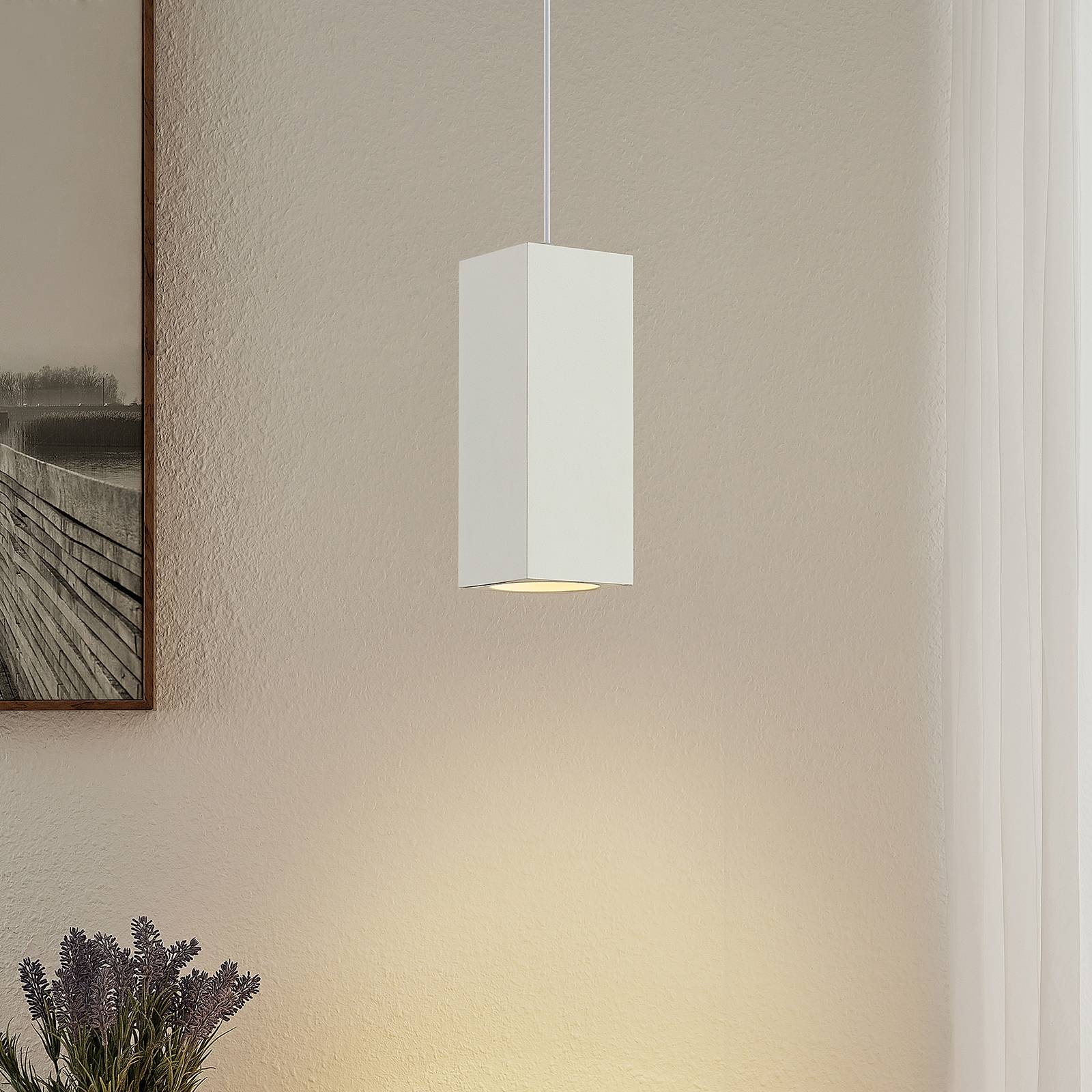 Arcchio Marilena suspension angulaire blanche