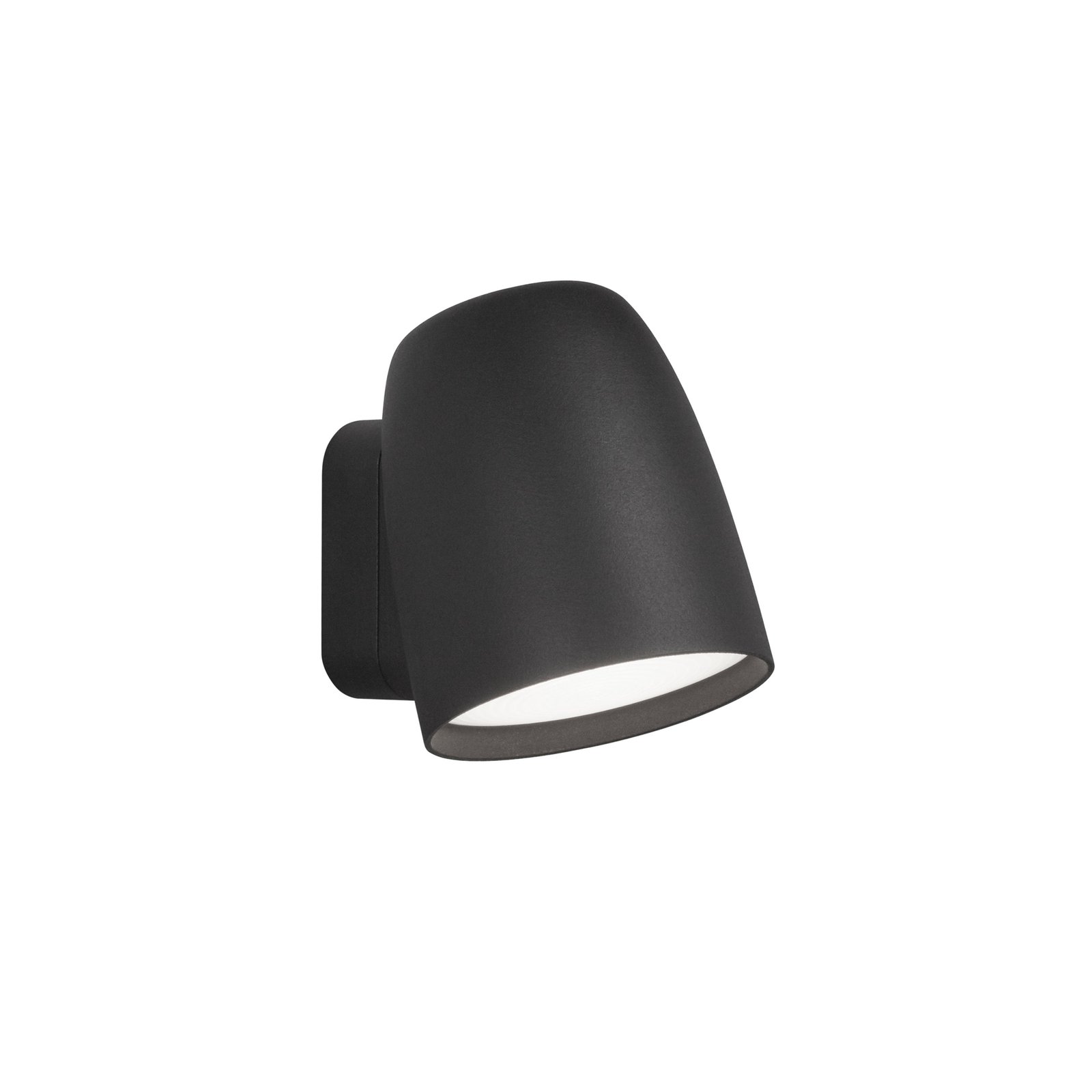 Applique d'extérieur LED Nut de Bover, noir, aluminium/acier